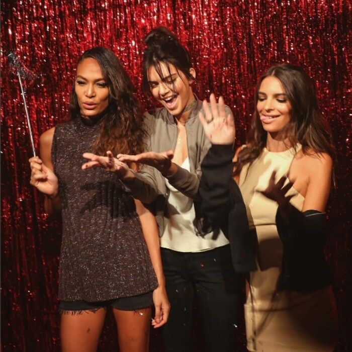 Joan Smalls, Kendall Jenner and Emily Ratajkowski were on point during the Target + IMG New York Fashion Week kick-off party at The Park at Moynihan Station.
Photo: Instagram/@emrata