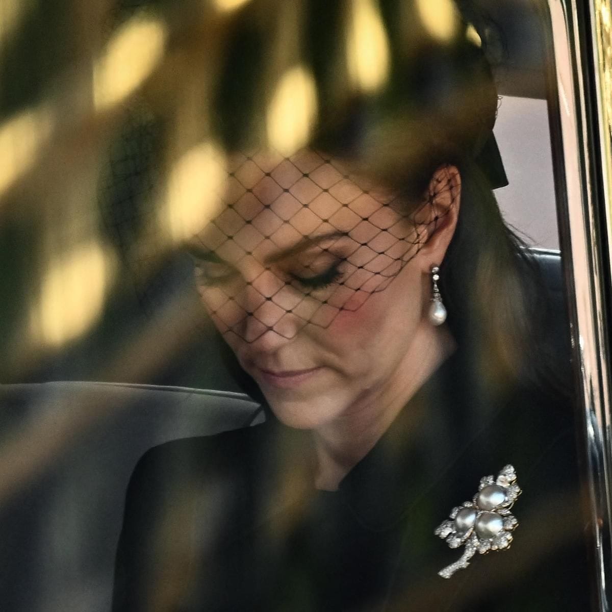 The Princess of Wales paid tribute to Her Majesty wearing the late Queen's Diamond and Pearl Leaf Brooch.