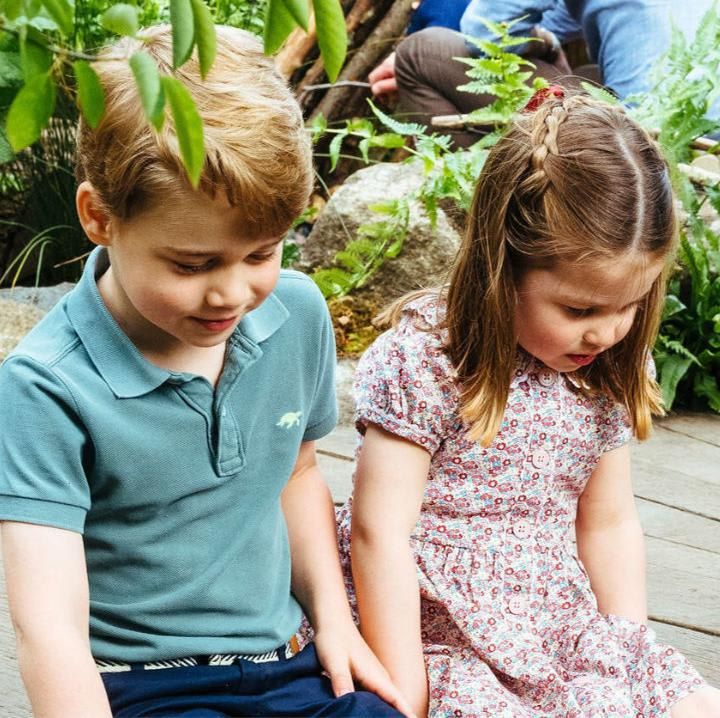 The Duke and Duchess' little girl rocked the plaited hairstyle for her visit to mom Kate Middleton's "Back to Nature" garden at the 2019 Chelsea Flower Show.