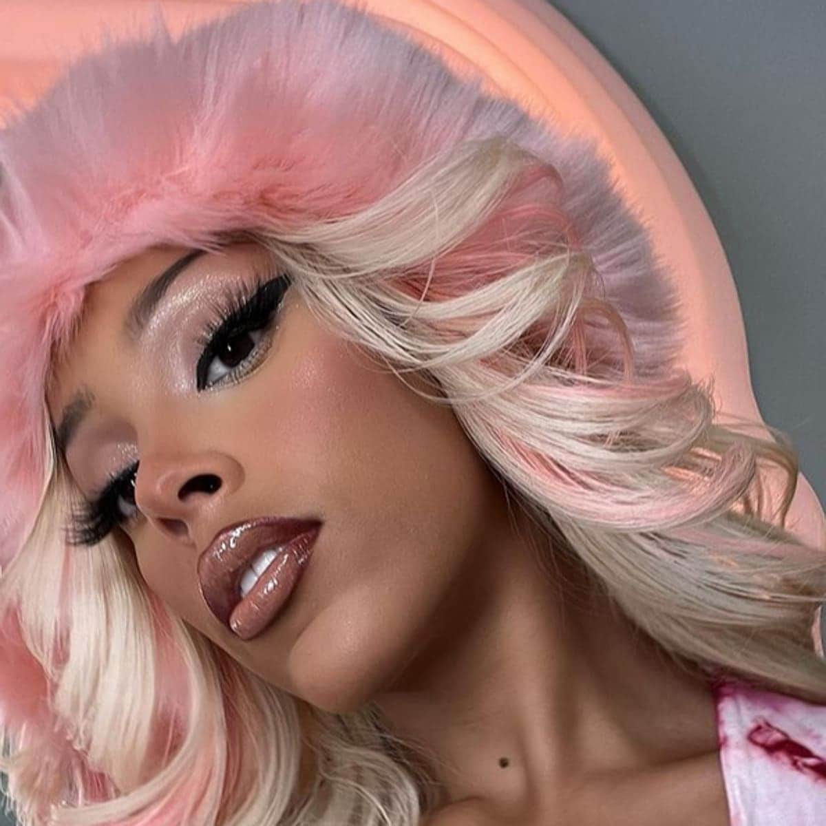 Doja Cat pink look Instagram