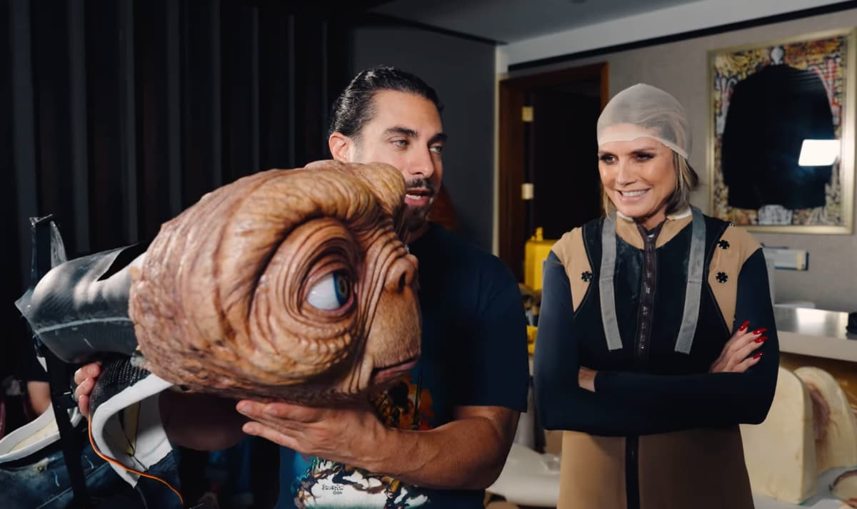 Heidi Klum's jaw-dropping transformation into E.T. for Halloween 2024