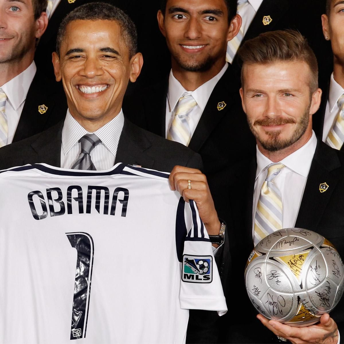 Obama Welcomes MLS Champions LA Galaxy To The White House