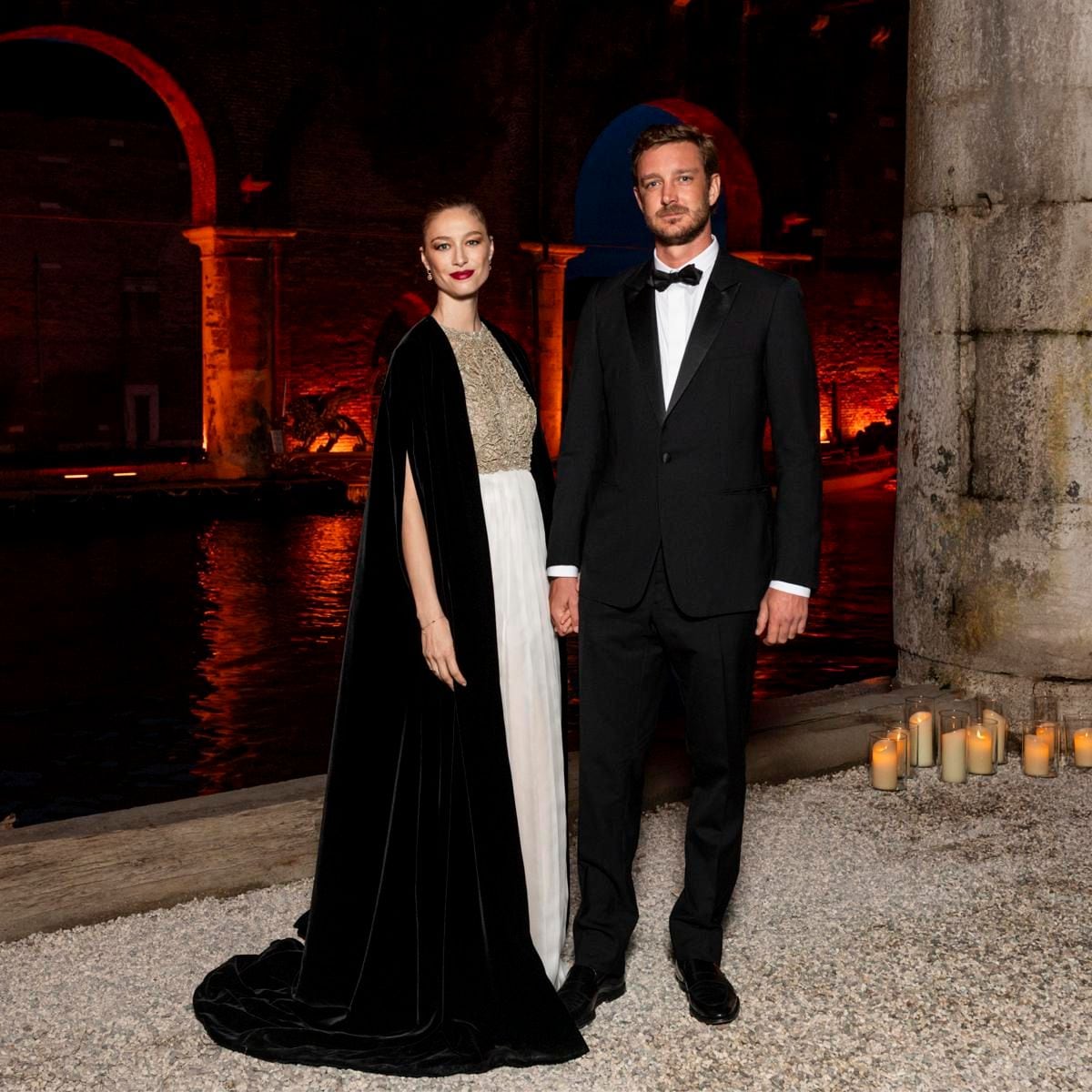 The Dior ambassador was joined by her husband Pierre Casiraghi