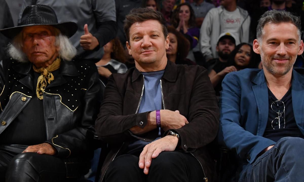 Celebrities At The Los Angeles Lakers Game