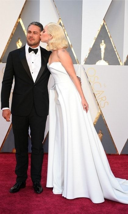 <b>Lady Gaga and Taylor Kinney</b>
<br>
The pop star and the <i>Chicago Fire</i> actor have called it quits after five years together. The pair, who got engaged on Valentine's Day 2015, reportedly called it off in the beginning of July 2016.
<br>
Photo: Getty Images