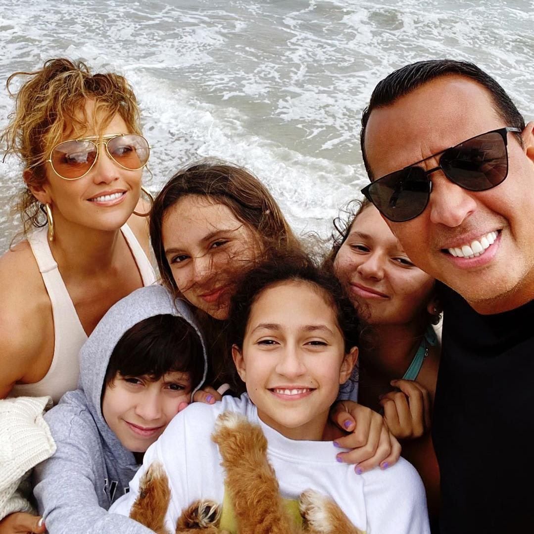 alex rodriguez jlo father's day