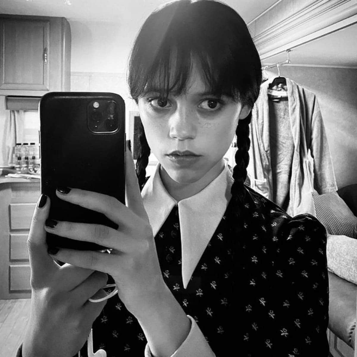 Jenna Ortega as Wednesday Addams in Wednesday.