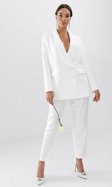 nTailored Suit In Ivory de Asosn