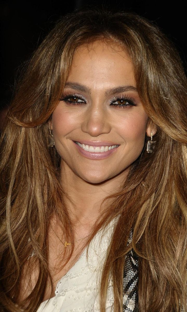 Jennifer Lopez con fake lashes