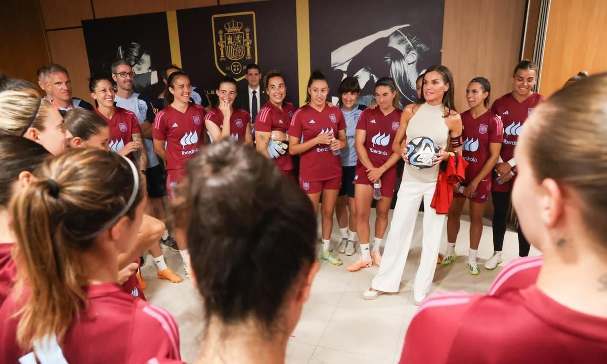 The Spanish Queen wished the team good luck in June, prior to the 2023 FIFA Women’s World Cup