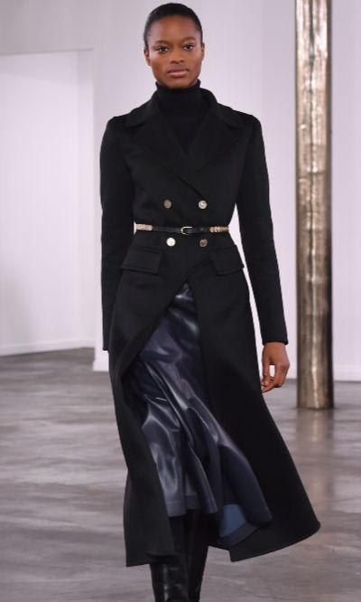 Gabriela Hearst presented this total look in black