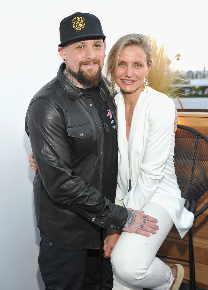  Benji Madden and Cameron Diaz 