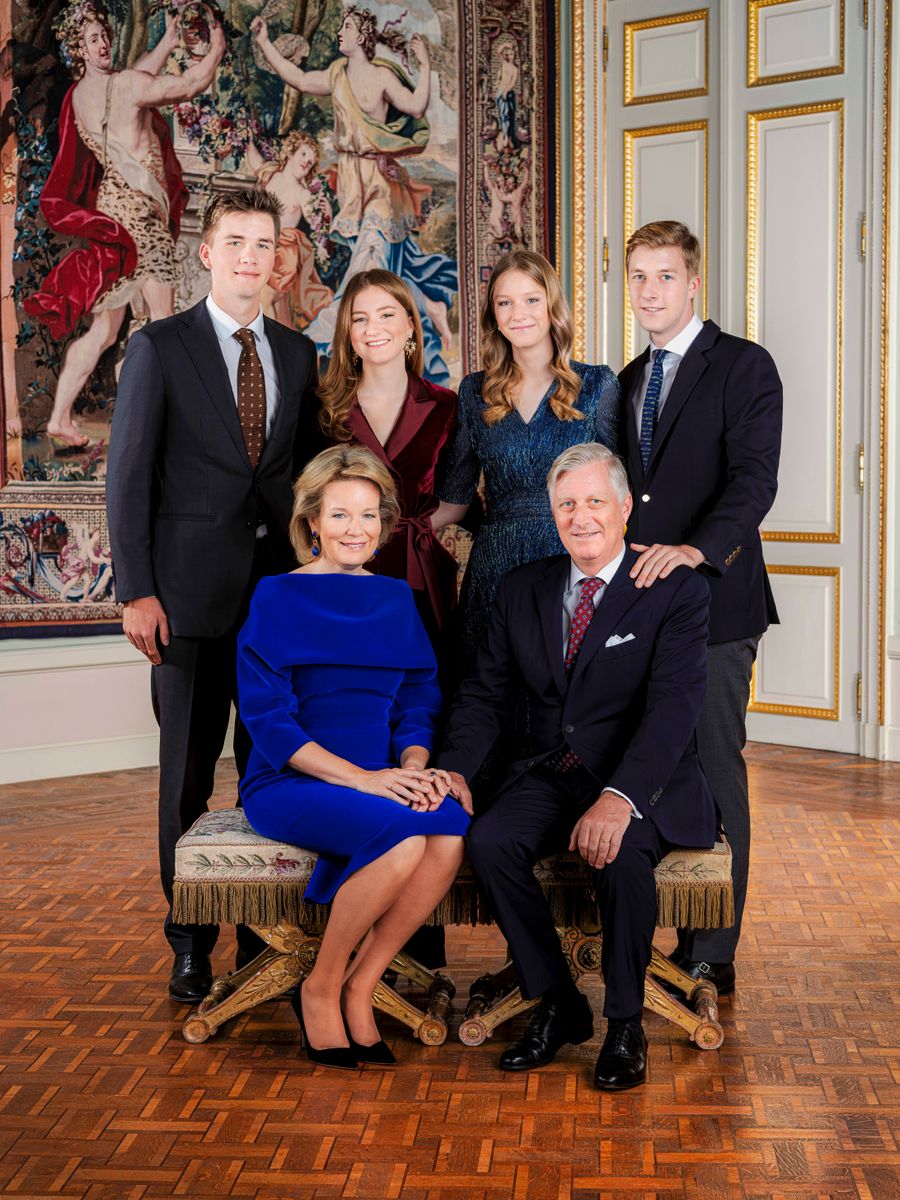 Belgian royal family 2024 Christmas card