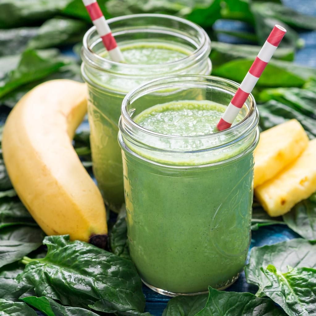 Post workout spinach smoothie