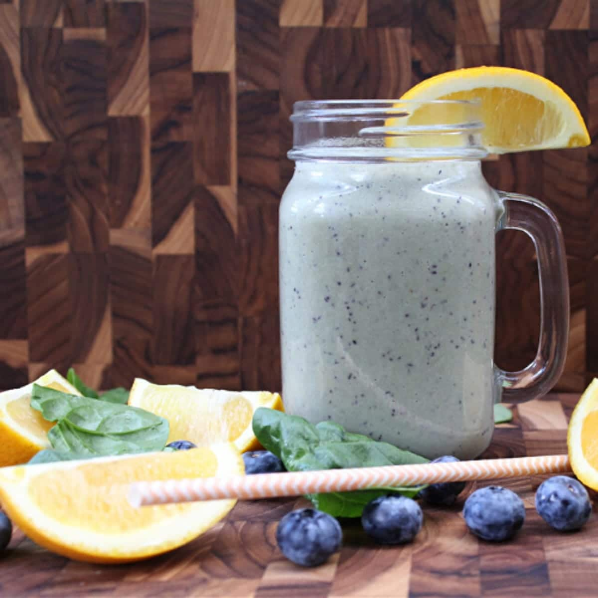 Blueberry Orange Immune Boosting Smoothie Recipe by Leche de Florida