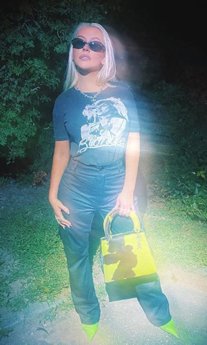 Christina Aguilera Blondie shirt