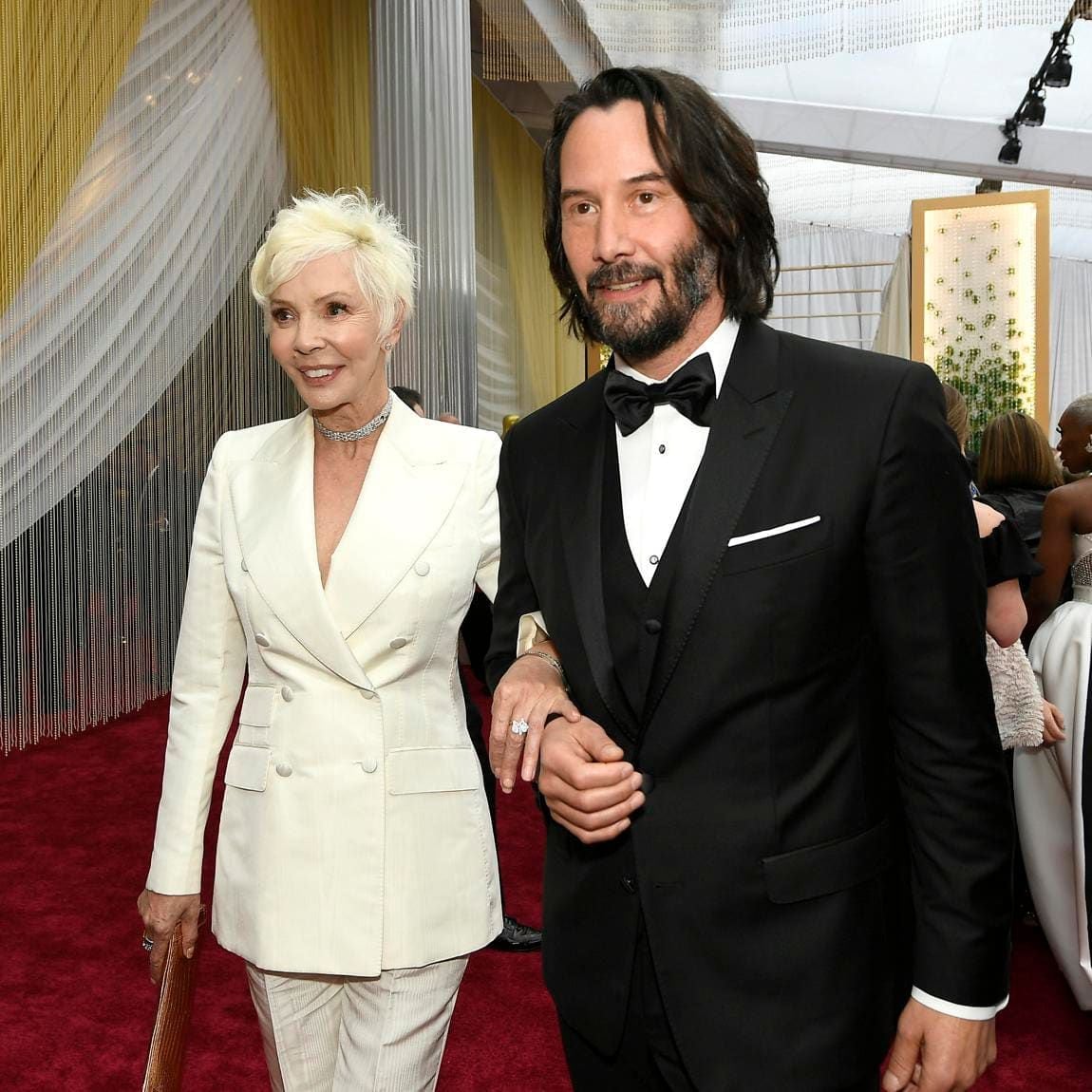 Patricia Taylor and Keanu Reeves