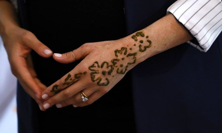 Meghan Markle Morocco henna tattoo