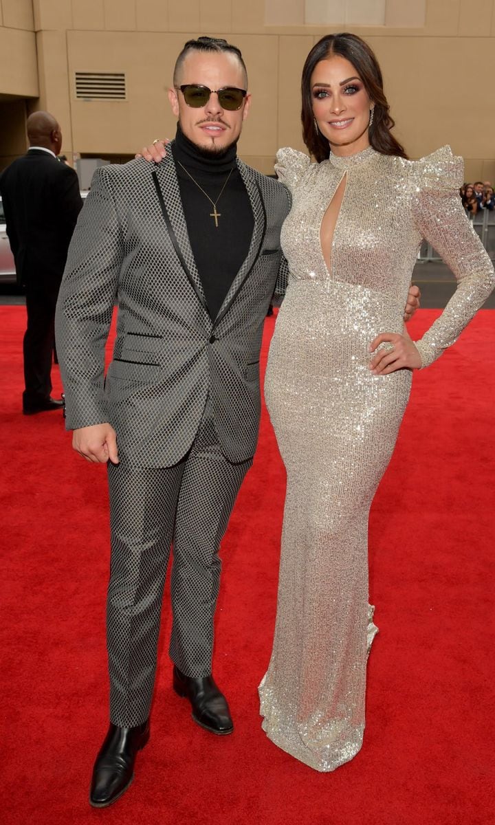 Casper Smart and Dayanara Torres at Latin Grammy Awards