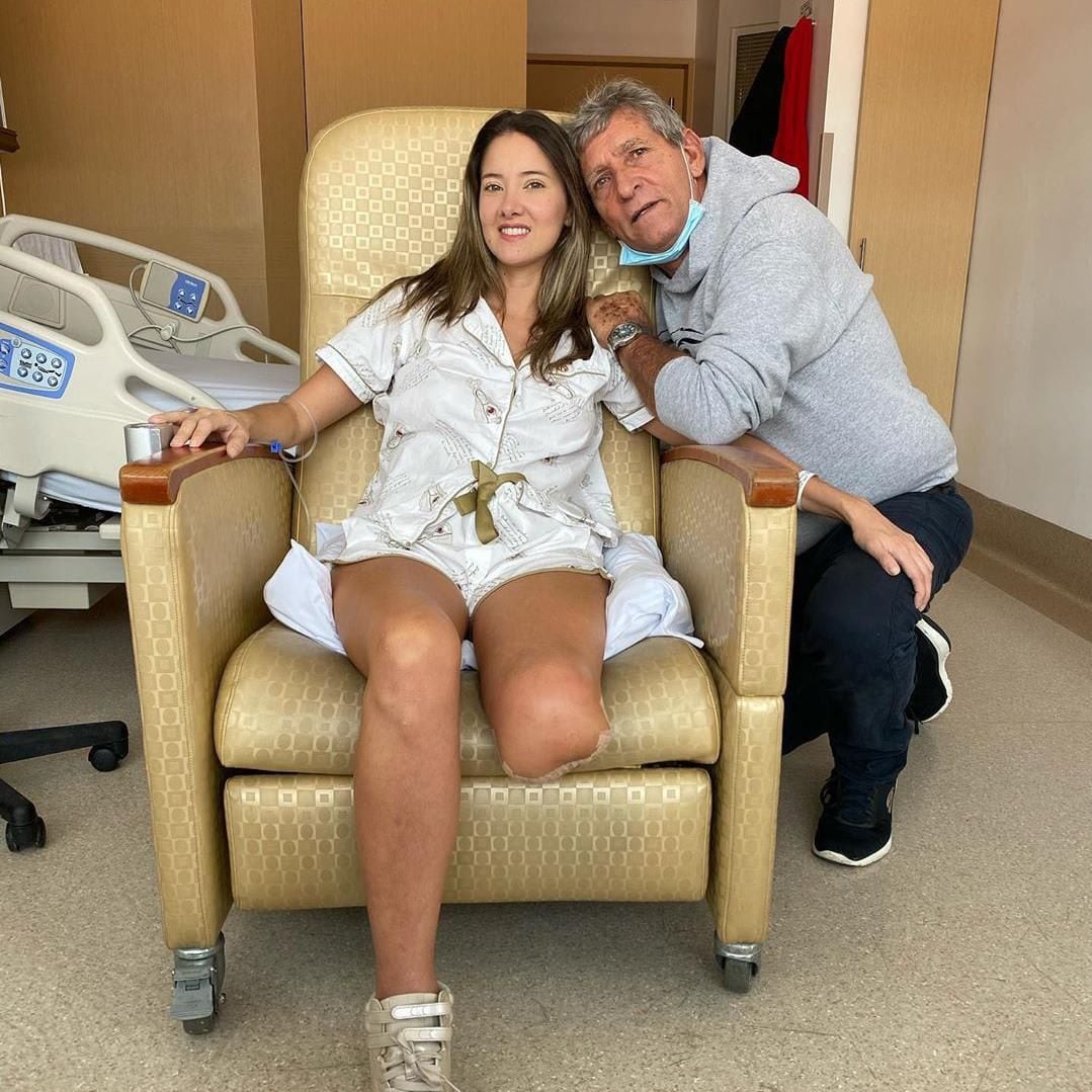 Daniella Alvarez shares picture of her leg amputation recovery