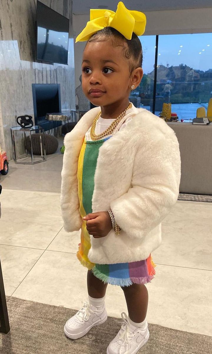 Cardi B shares pictures of her daughter Kulture rocking serious bling