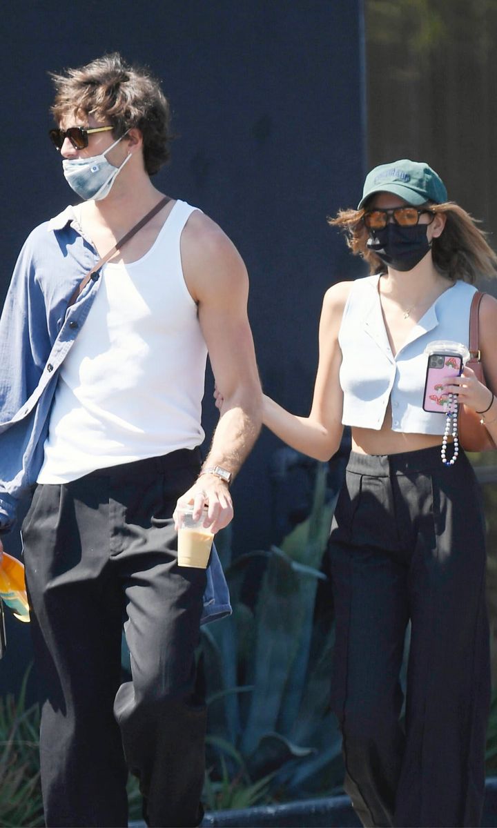 Kaia Gerber and Jacob Elordi on a coffee run