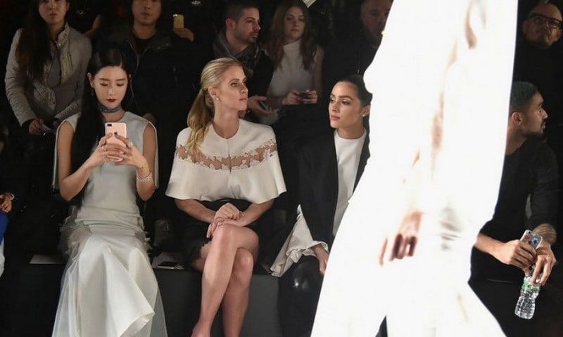 Nicky Hilton and Olivia Culpo checked out the clothes at Lanyu.
Photo: Getty Images