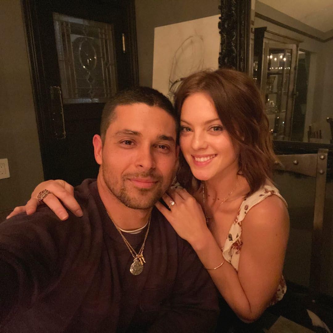 Wilmer Valderrama and Amanda Pacheco