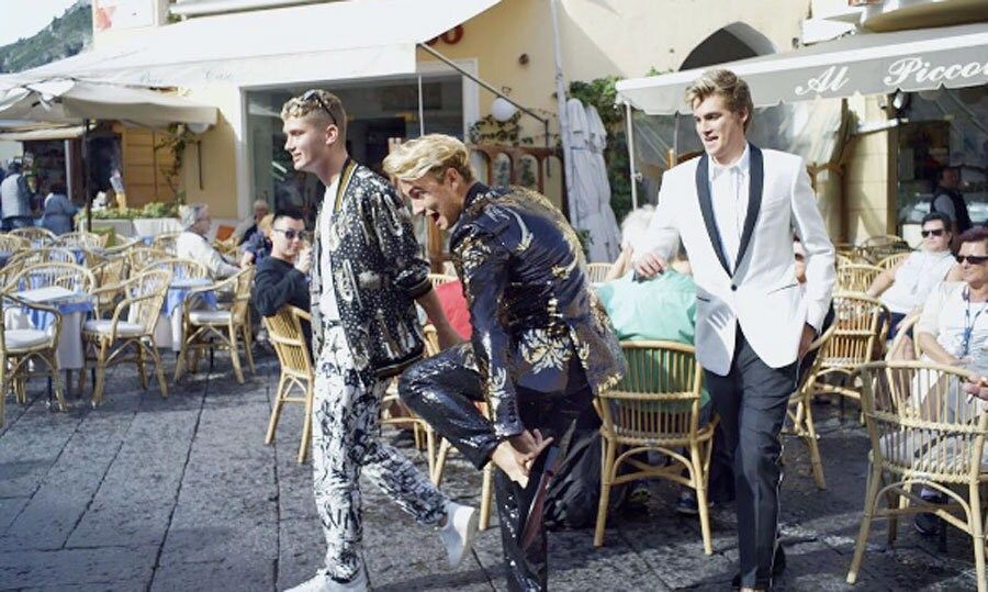 <b>Rafferty Law, Gabriel-Kane Day-Lewis and Presley Gerber</b>
In 2016, Jude Law, Daniel Day-Lewis and Cindy Crawford's sons became the faces of Dolce & Gabbana's new #DGMillennials campaign.
Also in the campaign, which was shot in Capri, Italy, are Pamela Anderson's son <b>Brandon Thomas Lee</B>, Internet star Cameron Dallas and model Luka Sabbat.
Photo: Instagram/@dolcegabbana