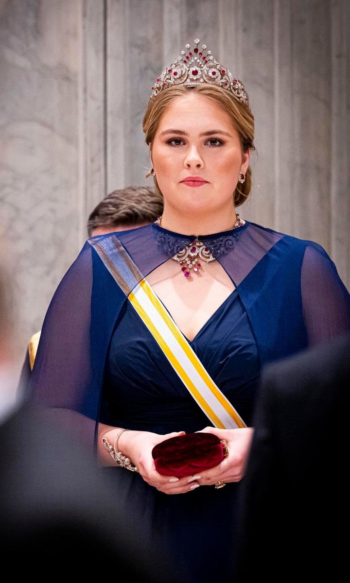 April 17 marked Princess Catharina Amalia's first state banquet