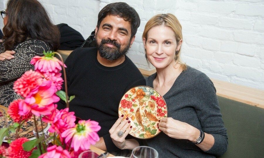 October 13: Kelly Rutherford celebrated Pottery Barn and Sabyasachi Mukherjee's new holiday product collaboration at Houseman restaurant in NYC.
Photo: Madison Mcgaw/BFA