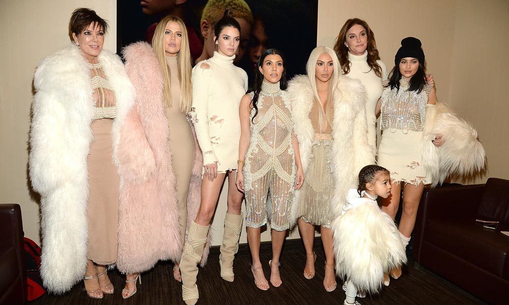 The Kardashian-Jenner clan looked fierce as they coordinated in nude tones to attend Kanye's Yeezy Season 3 fashion show. The family all wore pieces co-designed by Kim's husband and close friend, Balmain creative director Olivier Rousteing.
<br>
Photo: Getty Images