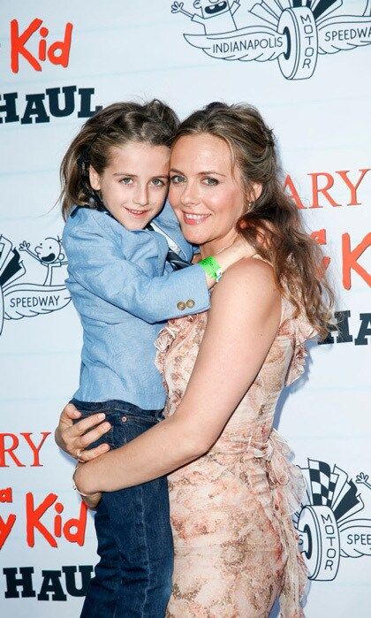 Alicia Silverstone had the cutest date, her son Bear Blu Jarecki, to the <i>Diary of a Wimpy Kid The Long Haul</i> at the Indianapolis Motor Speedway in May 2017. Bear just turned five on May 5 and looks just like his mom with those baby blue eyes.
Photo: Michael Hickey/Getty Images