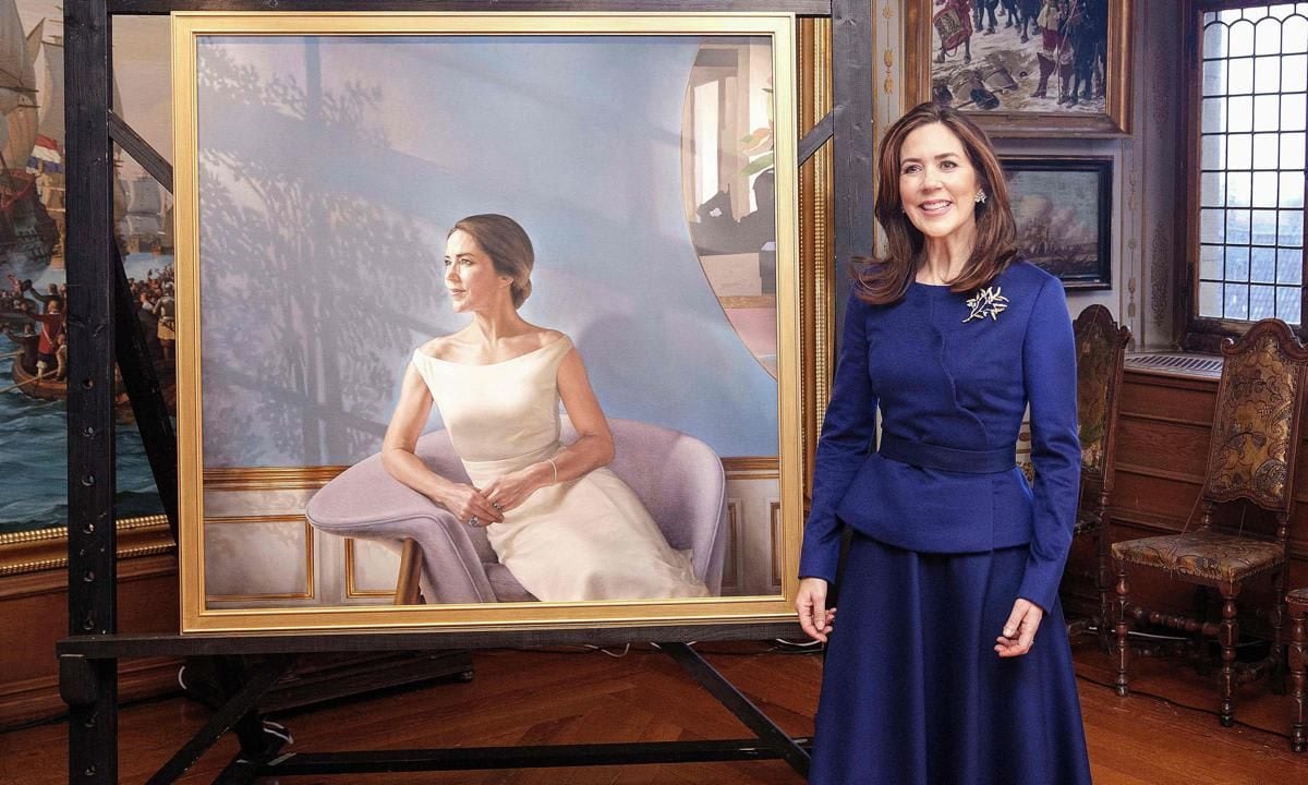 DENMARK-ROYALS-PAINTING-BIRTHDAY