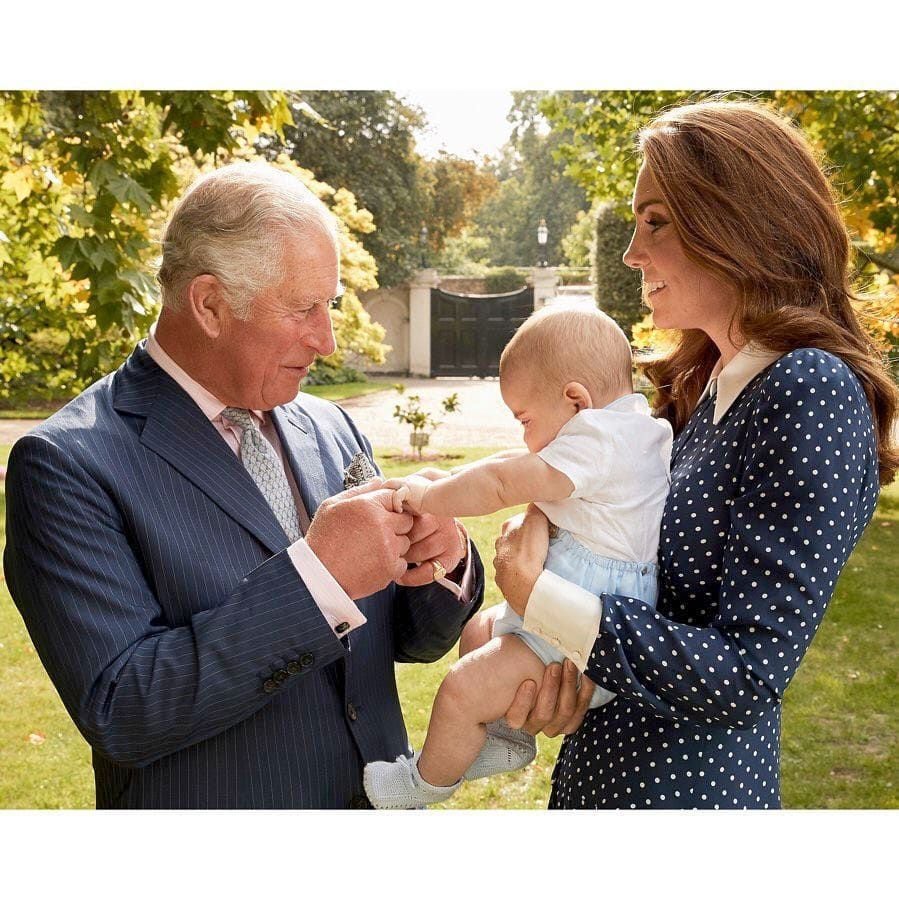 Kate Middleton and Prince William celebrated the Prince of Wales' birthday with a photo of Prince Louis