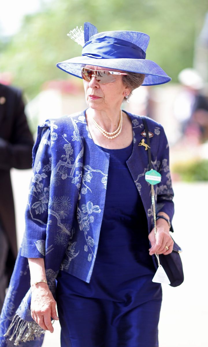 Princess Anne at the 2021 Royal Ascot - Day One