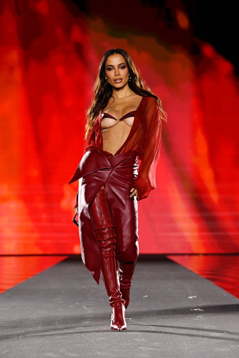 Anitta walks the runway during "Le DÃ©filÃ© L'OrÃ©al Paris â Walk Your Worth" Womenswear Spring-Summer 2025 show as part of Paris Fashion Week on September 23, 2024 in Paris, France. (Photo by Kristy Sparow/Getty Images for L'OrÃ©al Paris)