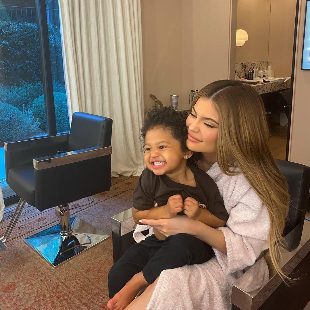 Kylie Jenner and daughter Stormi