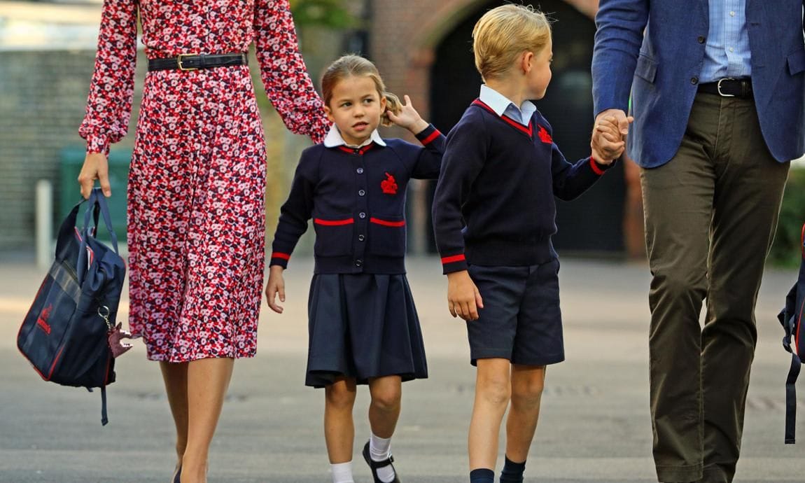 Princess Charlotte's first day at school