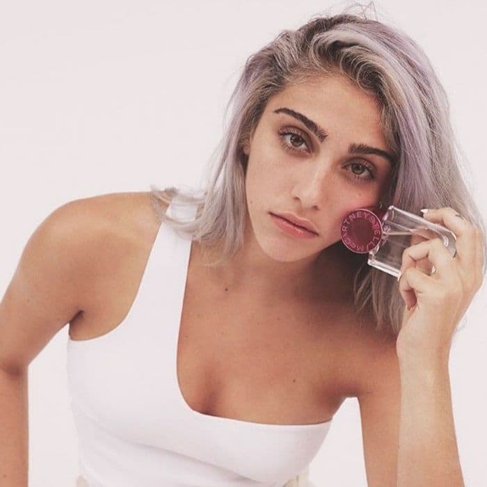 <a href="https://us.hellomagazine.com/tags/1/lourdes-leon/"><strong>Lourdes Leon</strong></a>
<i>Come on, vogue</i>! <a href="https://us.hellomagazine.com/tags/1/madonna" target="_blank" style="font-weight: bold;">Madonna</a>'s 19-year-old daughter Lourdes Leon made her modeling debut in a campaign for Stella McCartney's new fragrance, Pop. The University of Michigan student is a dead-ringer for her famous mother sporting thick styled eyebrows in the photos and fashion video. Discussing the budding model on Instagram, Stella wrote, "The way Lola moves and performs I'm transfixed. All her studies that she's doing right now and everything she's done her whole life is sort of shining in front of me and it is amazing."
<br>
Photo: Instagram/@stellamccartney