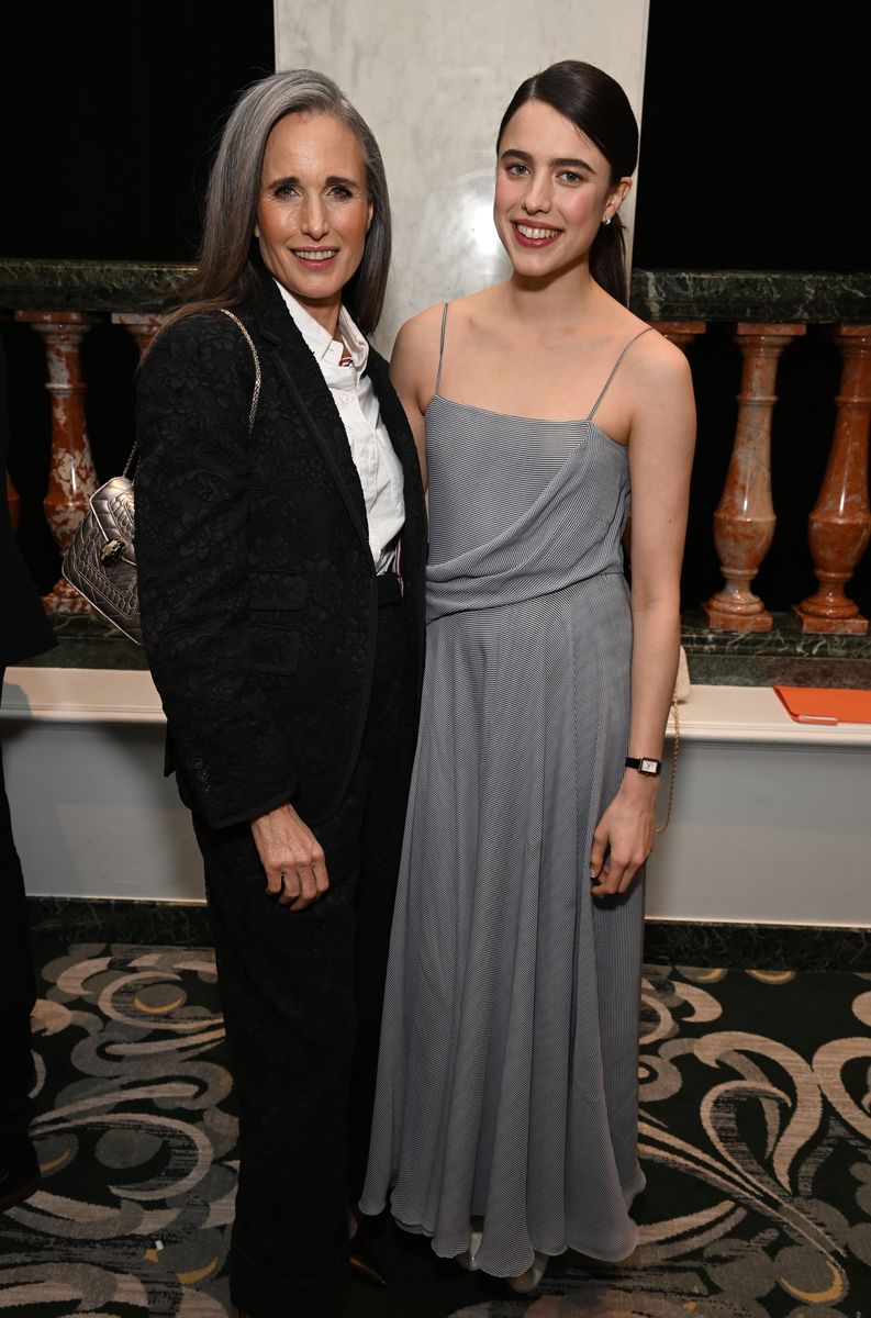 Andie MacDowell and Margaret Qualley attend the AFI Awards Luncheon in Beverly Hills