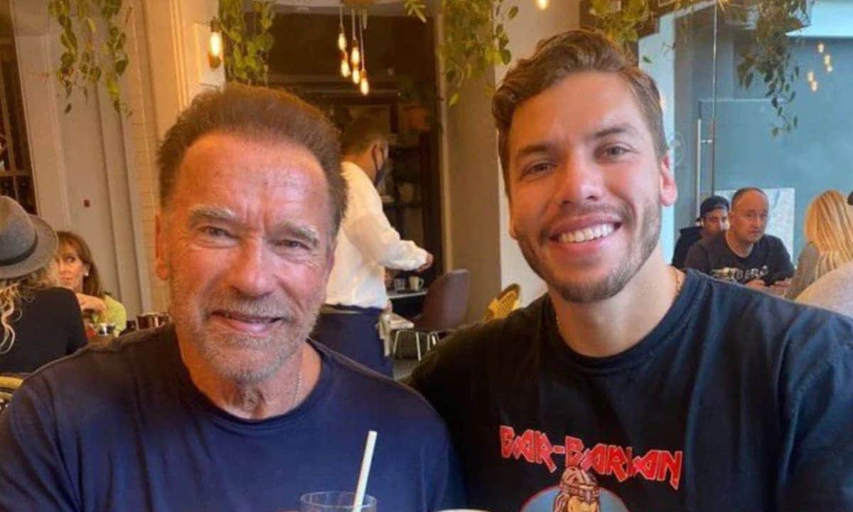 Arnold Schwarzenegger wishes Joseph Baena a happy birthday