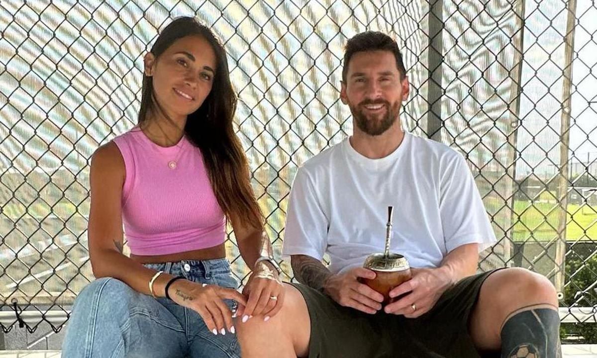 Lionel Messi y Antonela Roccuzzo