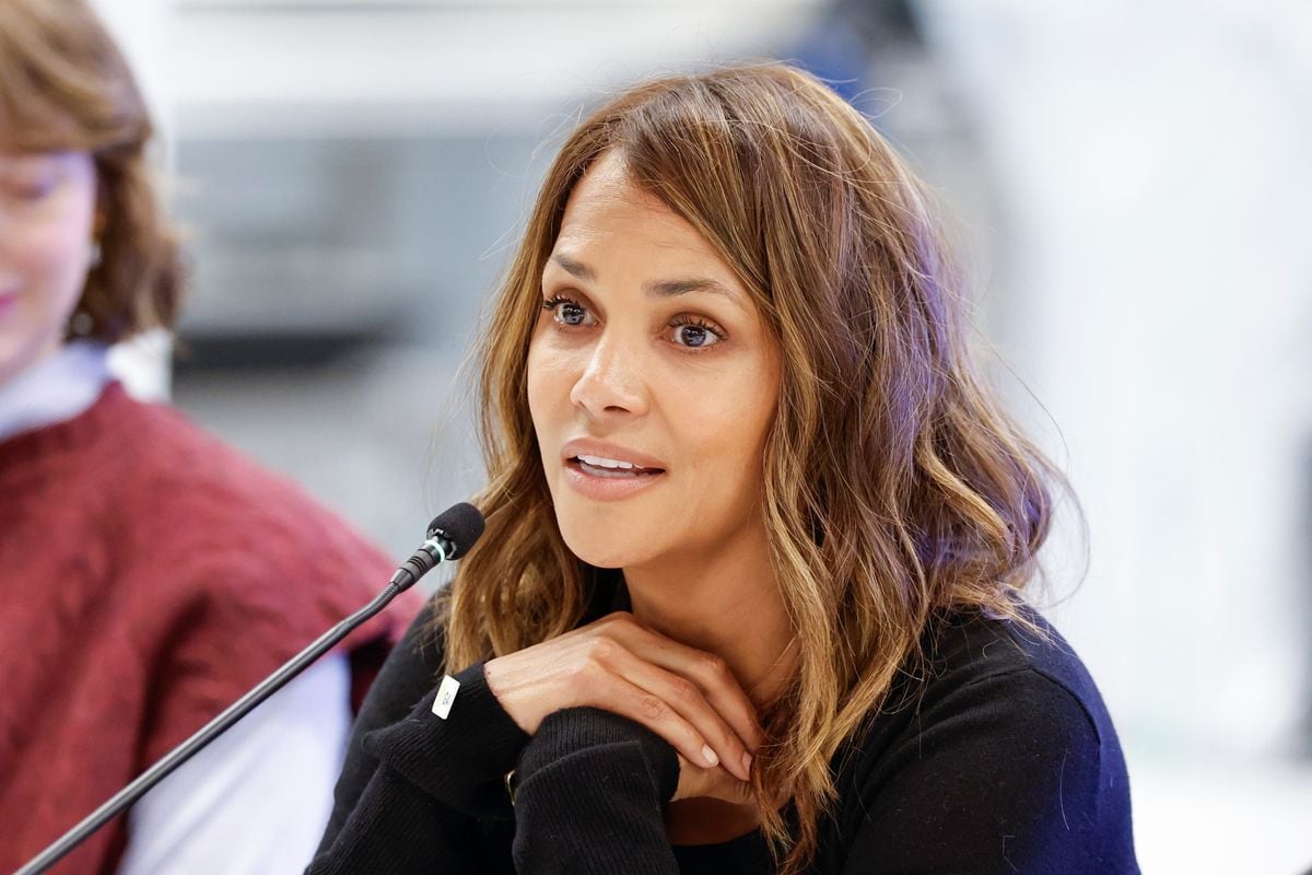 Halle Berry speaks during a roundtable discussion highlighting women's health research at University of Illinois on January 11, 2024 in Chicago, Illinois. (Photo by Kamil Krzaczynski/Getty Images)