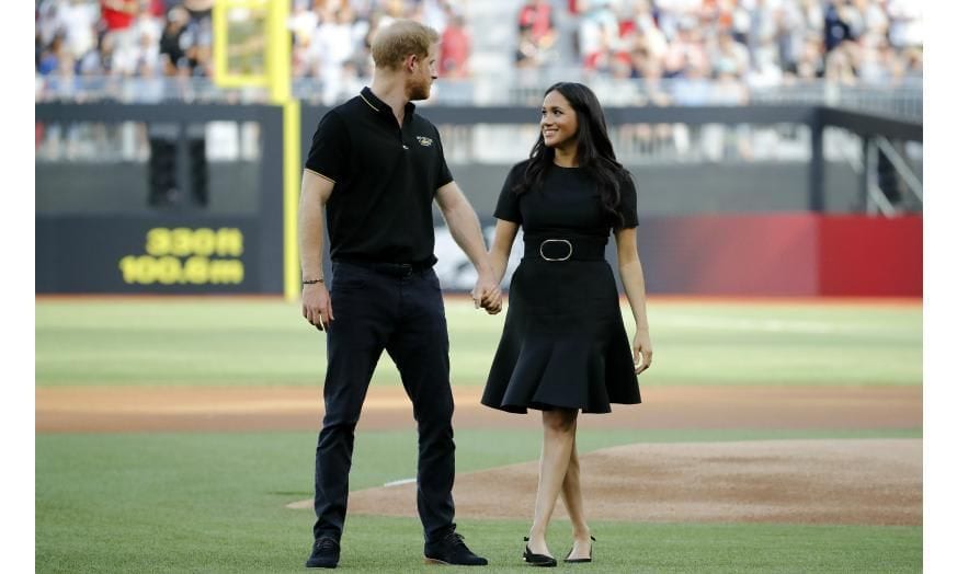 Meghan Markle and Prince Harry red sox shirt