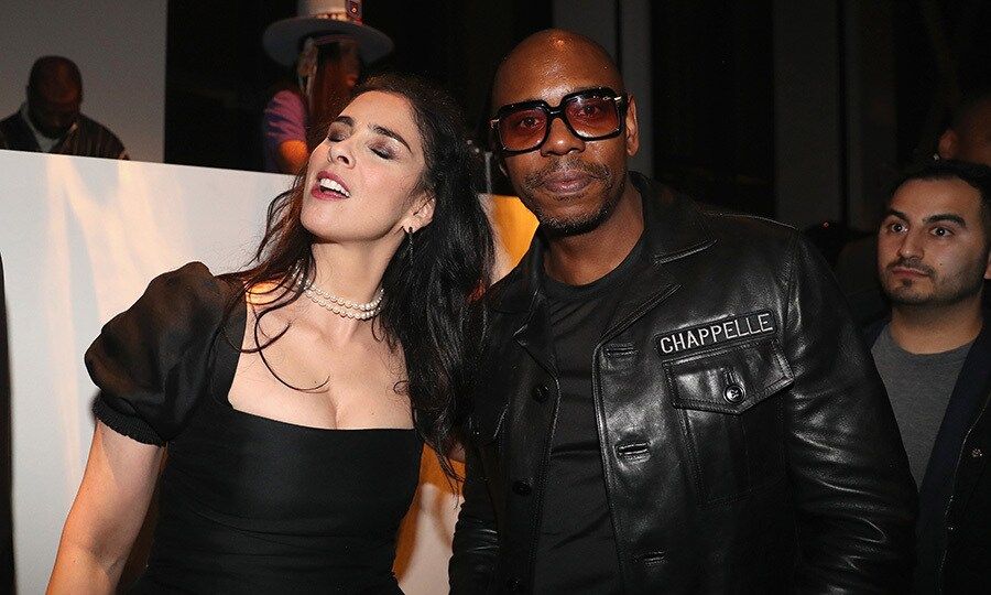 Two comedians are better than one! Sarah Silverman and Best Comedy Album winner Dave Chappelle celebrated at the Universal Music Group's after party in NYC.
Photo: Johnny Nunez/Getty Images for Remy Martin