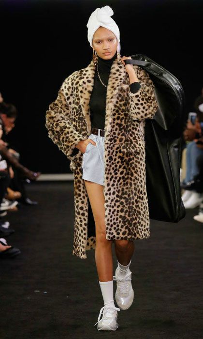Cheetah printed coat by Alexander Wang