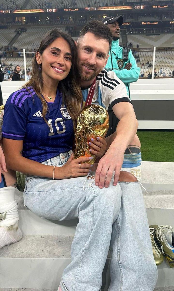 Lionel Messi y Antonela Roccuzzo