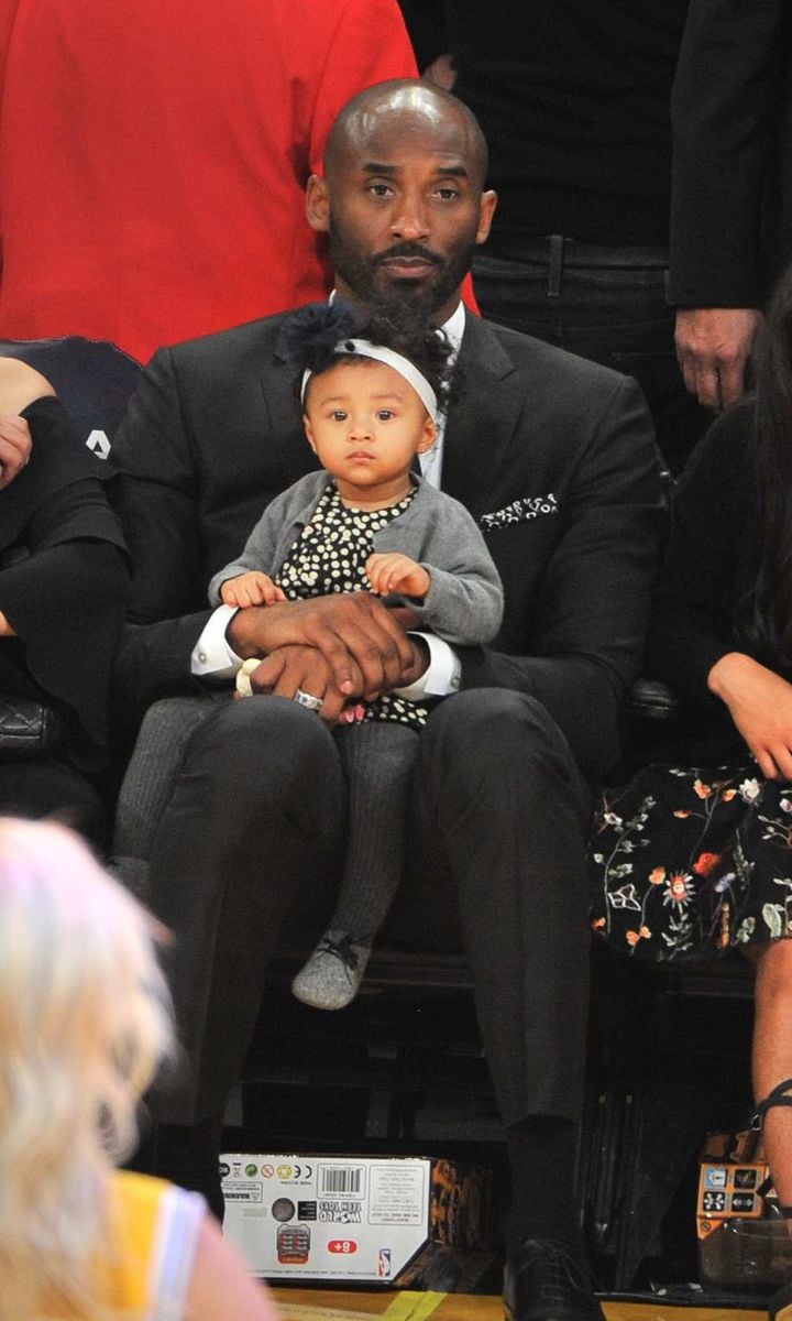 Celebrities At The Los Angeles Lakers Game