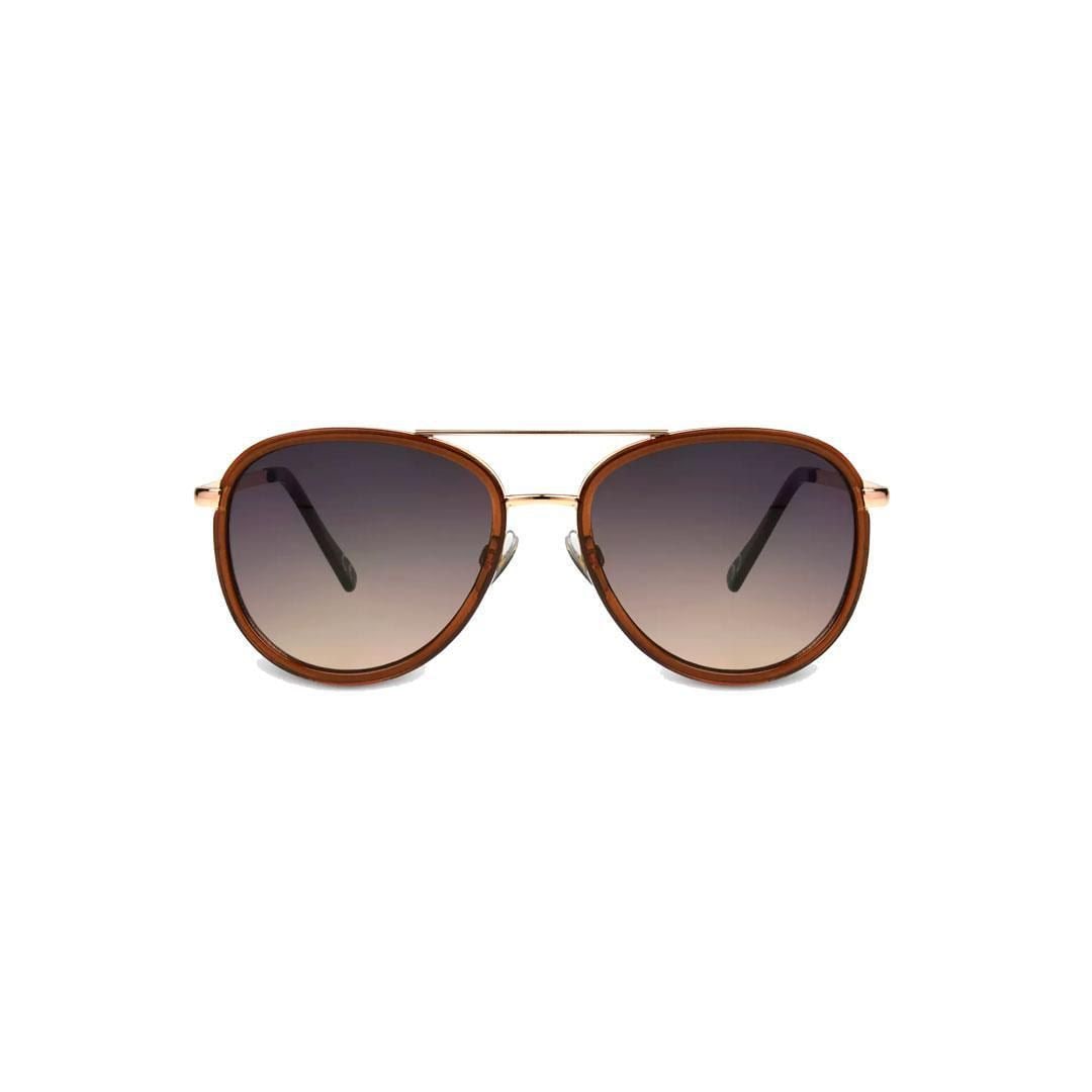 A New Day Brown aviator sunglasses